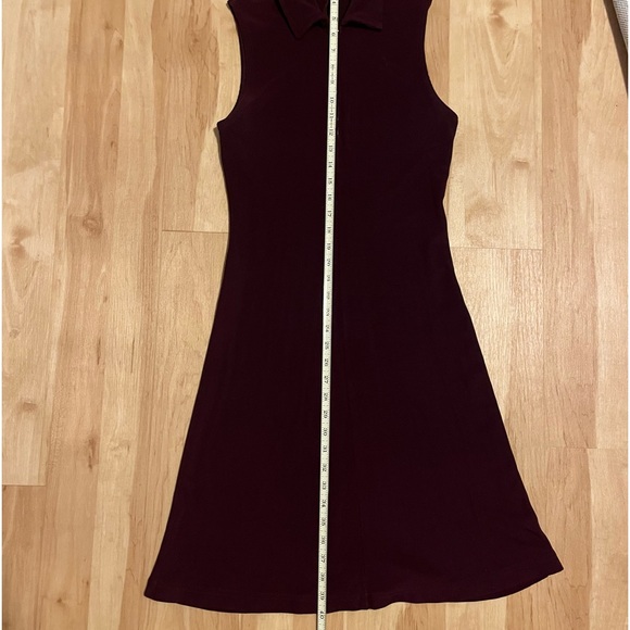 Ronni Nicole Purple Plum Eggplant colored Knit Long Sleeveless Dress - Picture 8 of 8